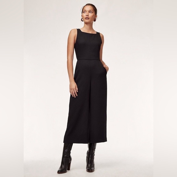 ARITZIA Wilfred Écoulement Jumpsuit In Black - Picture 5 of 10